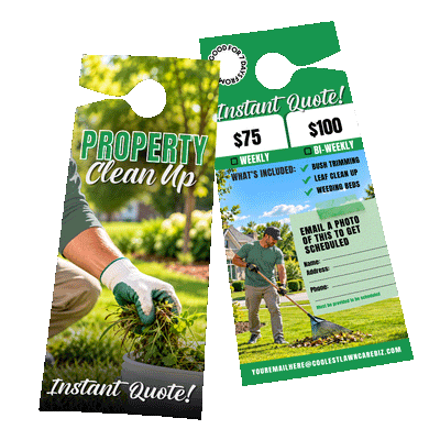 Property Clean Up Instant Quote - Door Hanger Template