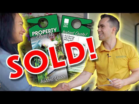 Property Clean Up Instant Quote - Door Hanger Template