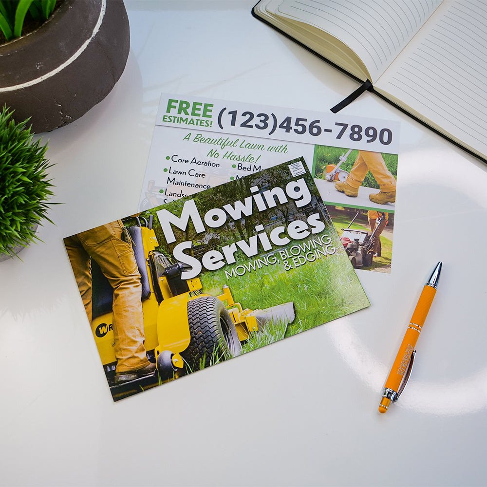 Mowing Services - Postcard Template