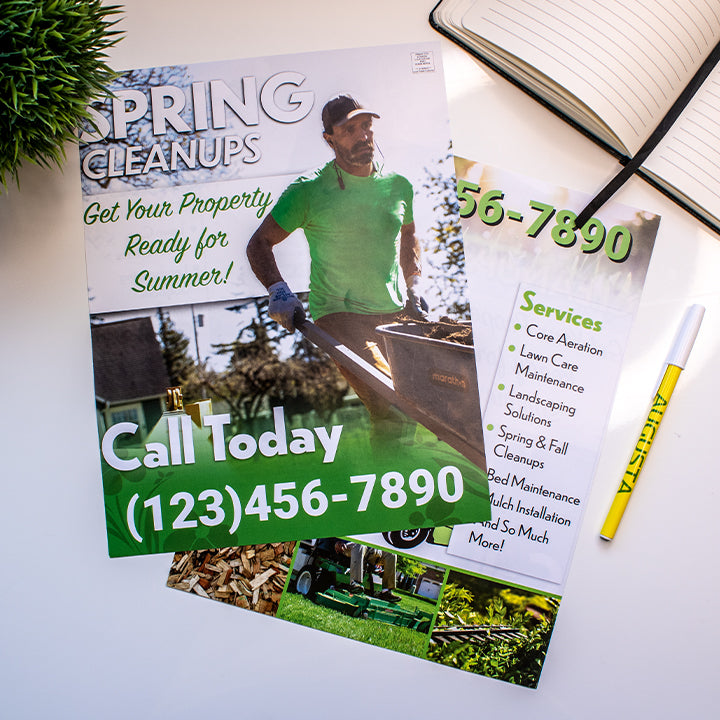 Spring Clean Up Marketing Template Designs