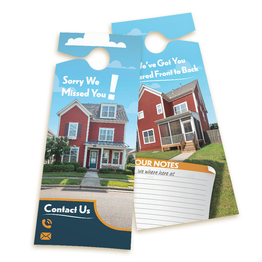 Sorry We Missed You | Door Hanger