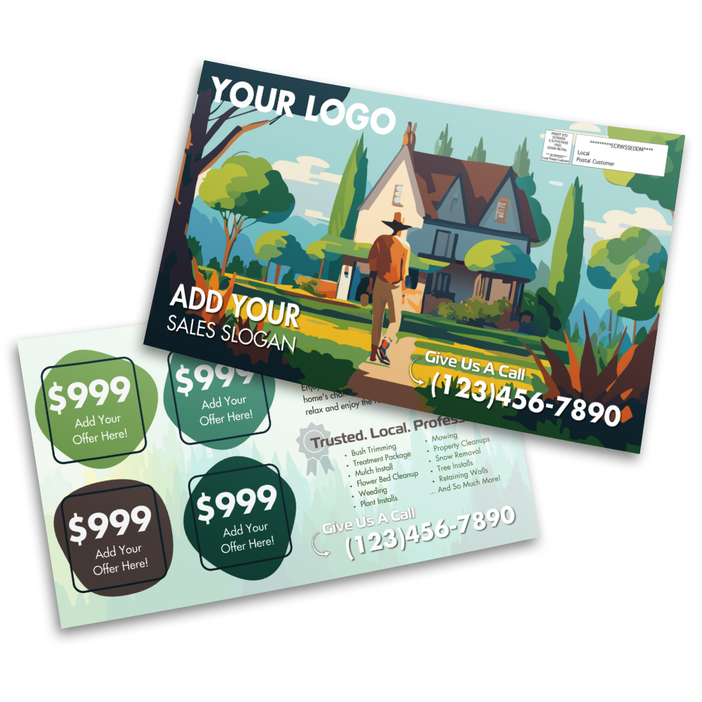 4 Offer - Horizontal EDDM Postcard | Canva Template