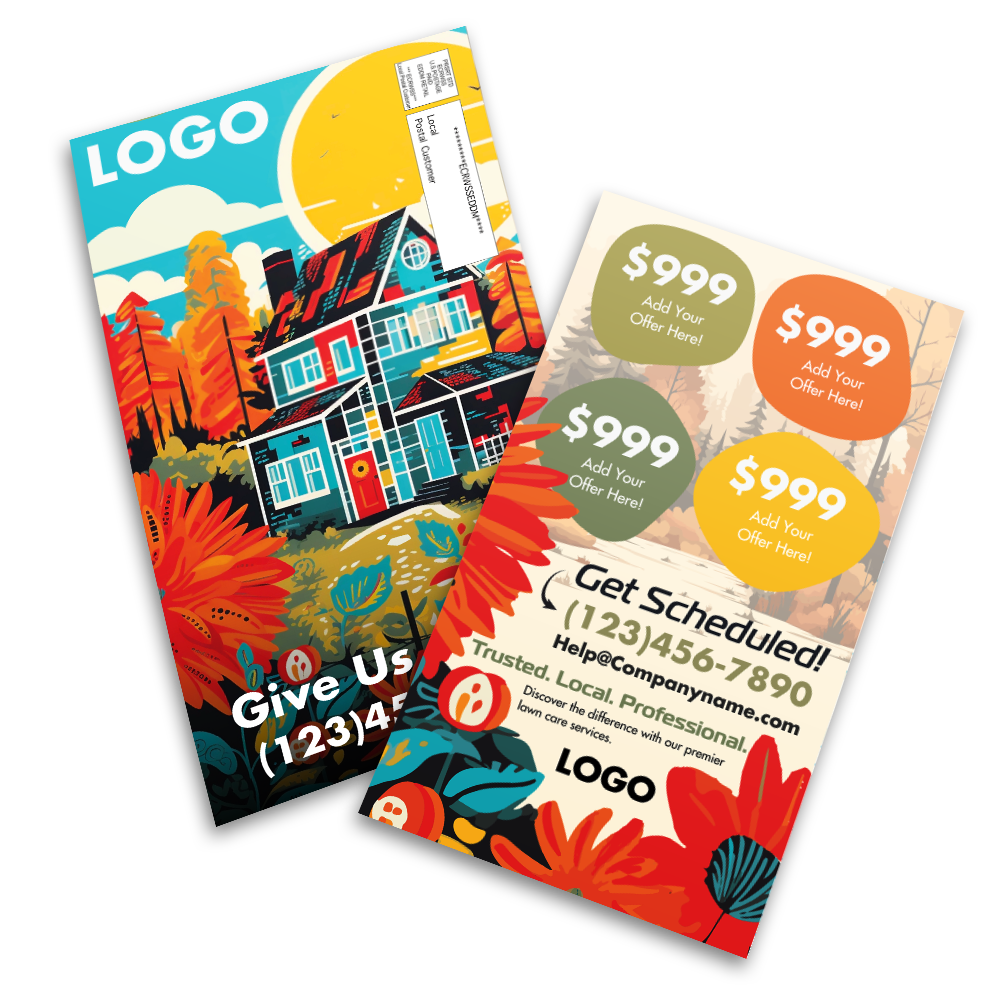 4 Offer - Vertical EDDM Postcard | Canva Template