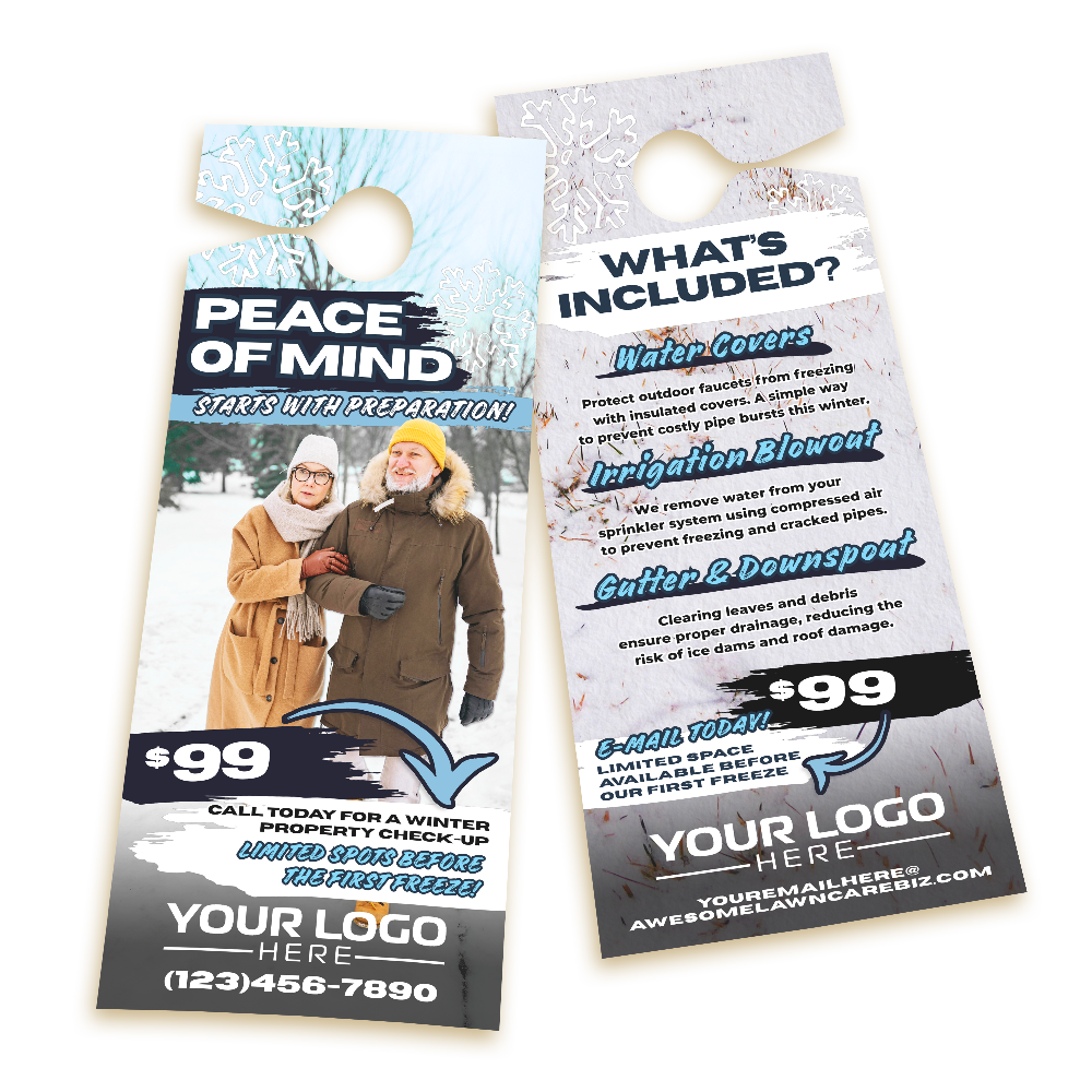 Before It Freezes Instant Quote Door Hanger
