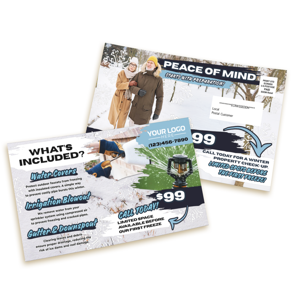 Before It Freezes EDDM Postcard