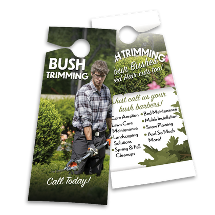 Bush Trimming Template Package