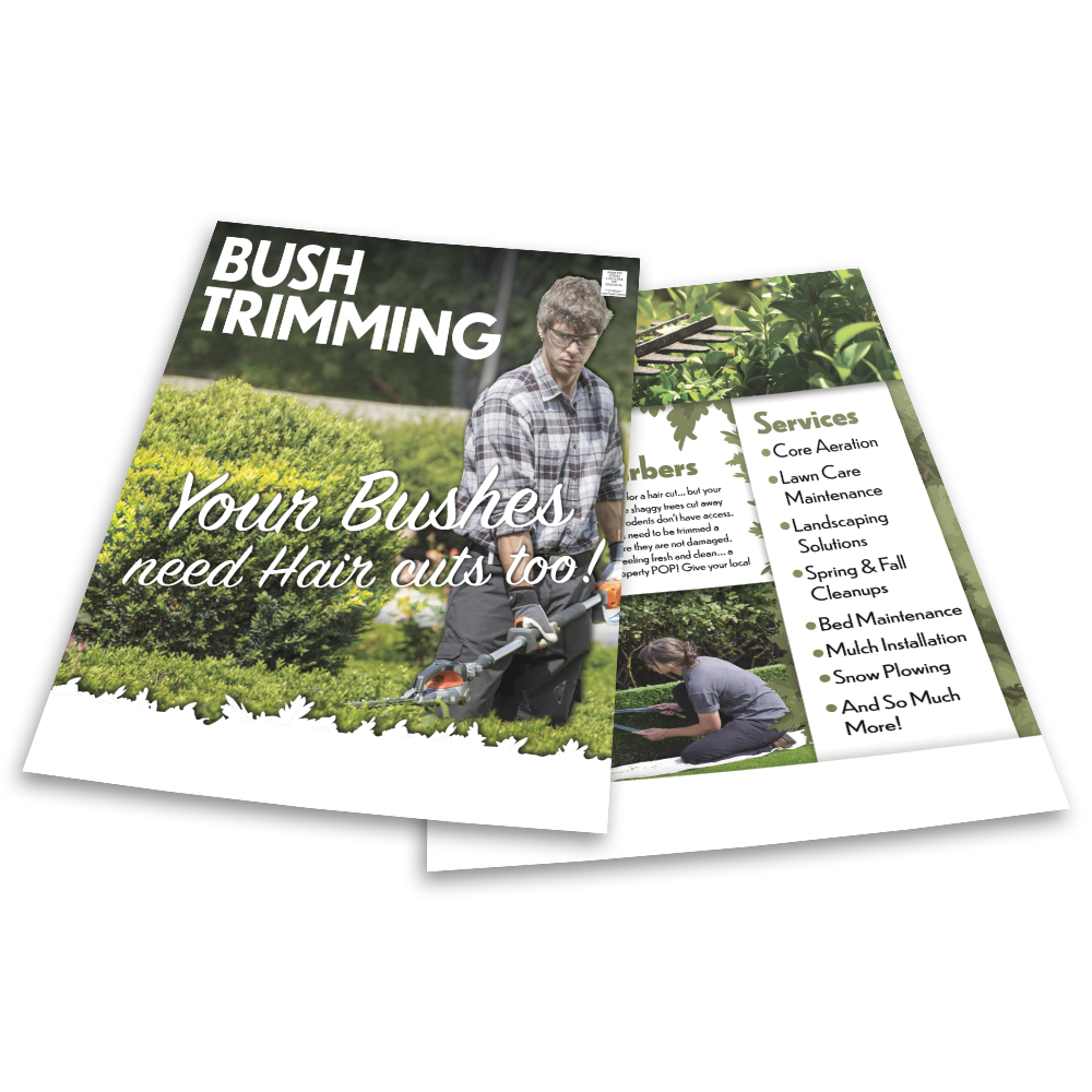 Bush Trimming - Flyer Template