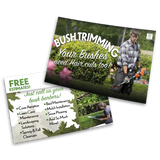 Bush Trimming - Postcard Template