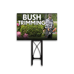 Bush Trimming - Yard Sign Template