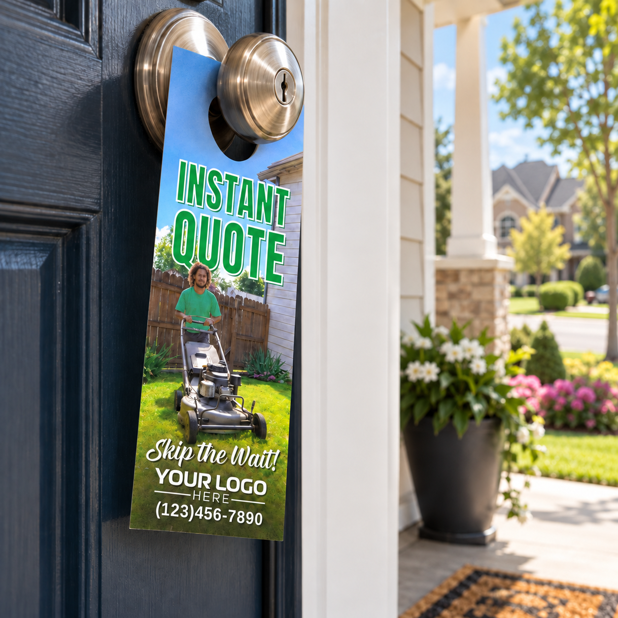 Combo Instant Quote | Door Hanger Template