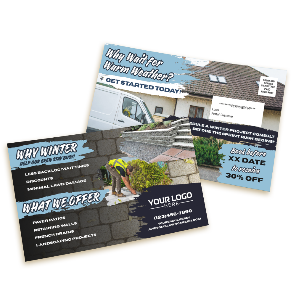 Cold Weather Construction EDDM Postcard