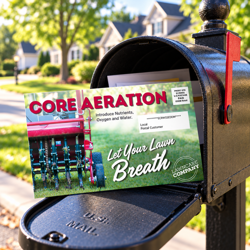 Core Aeration - Postcard Template