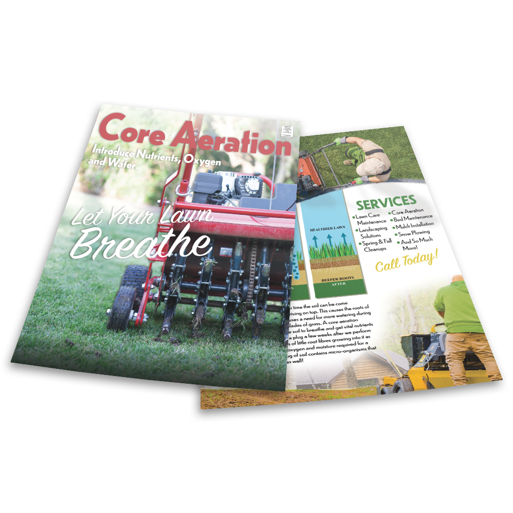 Core Aeration - Flyer Template