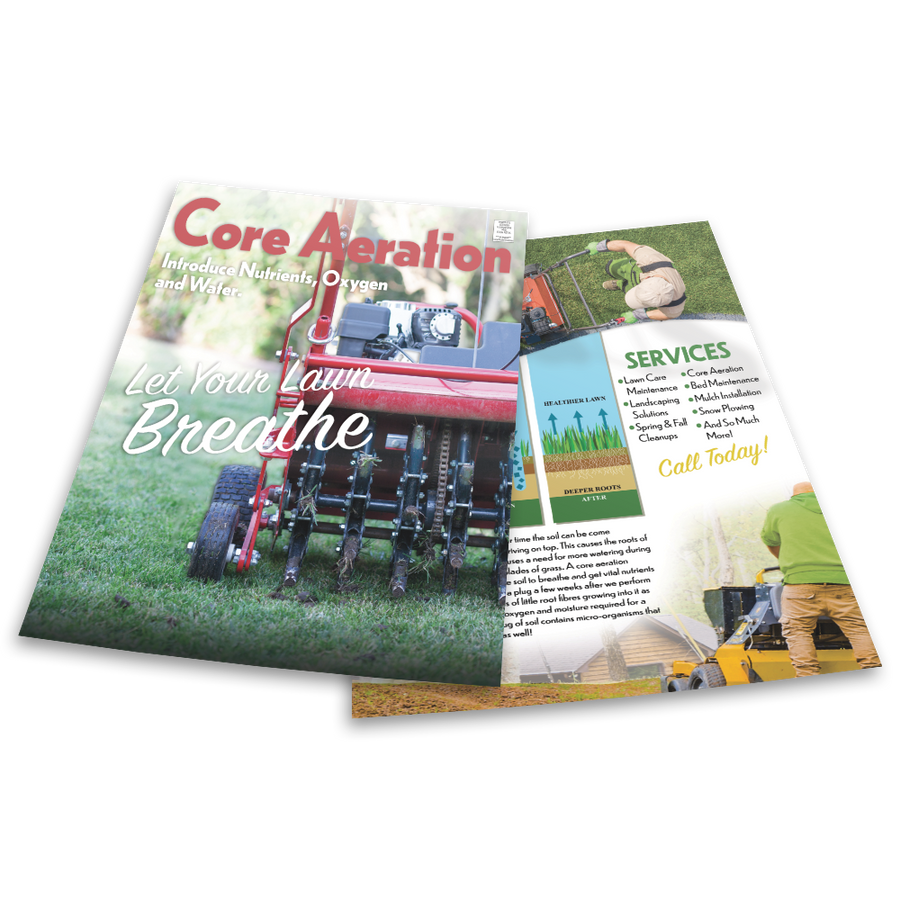 Core Aeration - Flyer Template