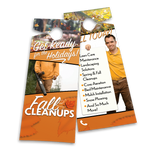 Fall Property Clean Up - Door Hanger Template