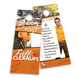 Fall Property Clean Up - Door Hanger Template