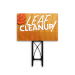 Fall Property Clean Up - Yard Sign Template