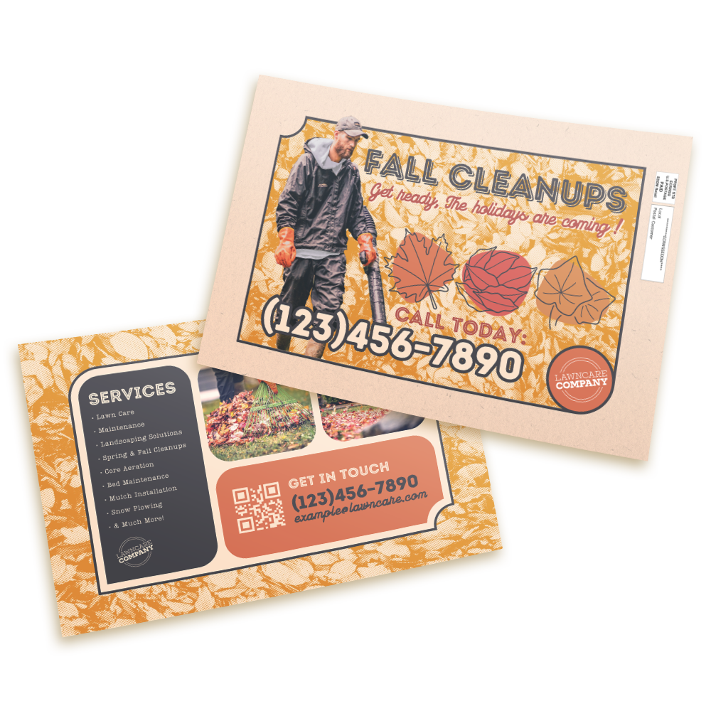 Lawn Care and Landscaping Postcard Templates – Lawn Care Media