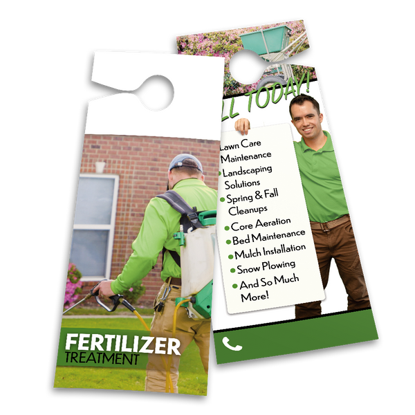 Fertilizer Treatment - Door Hanger Template