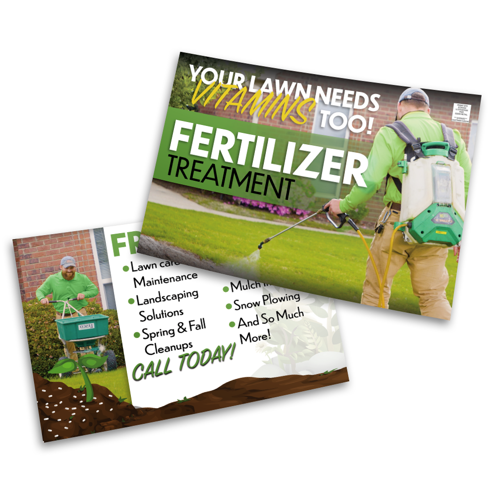 Fertilizer Application - Postcard Template