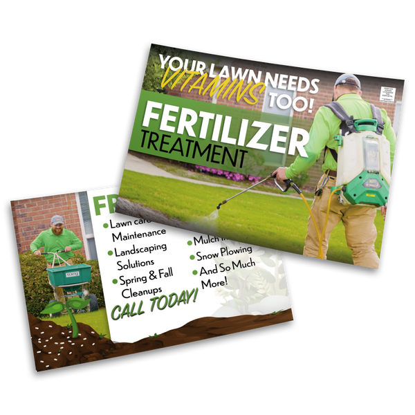 Fertilizer Application - Postcard Template