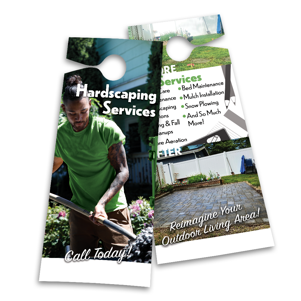 Hardscaping Services - Door Hanger Template