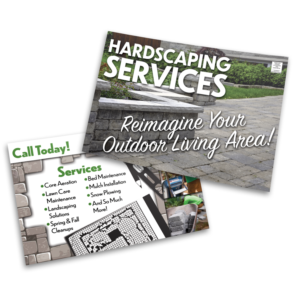 Hardscaping Services - Postcard Template