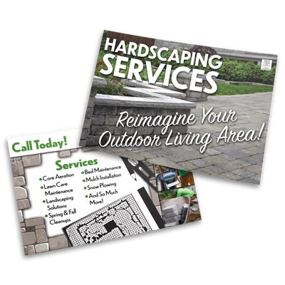 Hardscaping Services - Postcard Template
