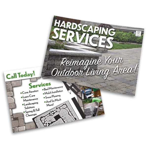 Hardscaping Services - Postcard Template