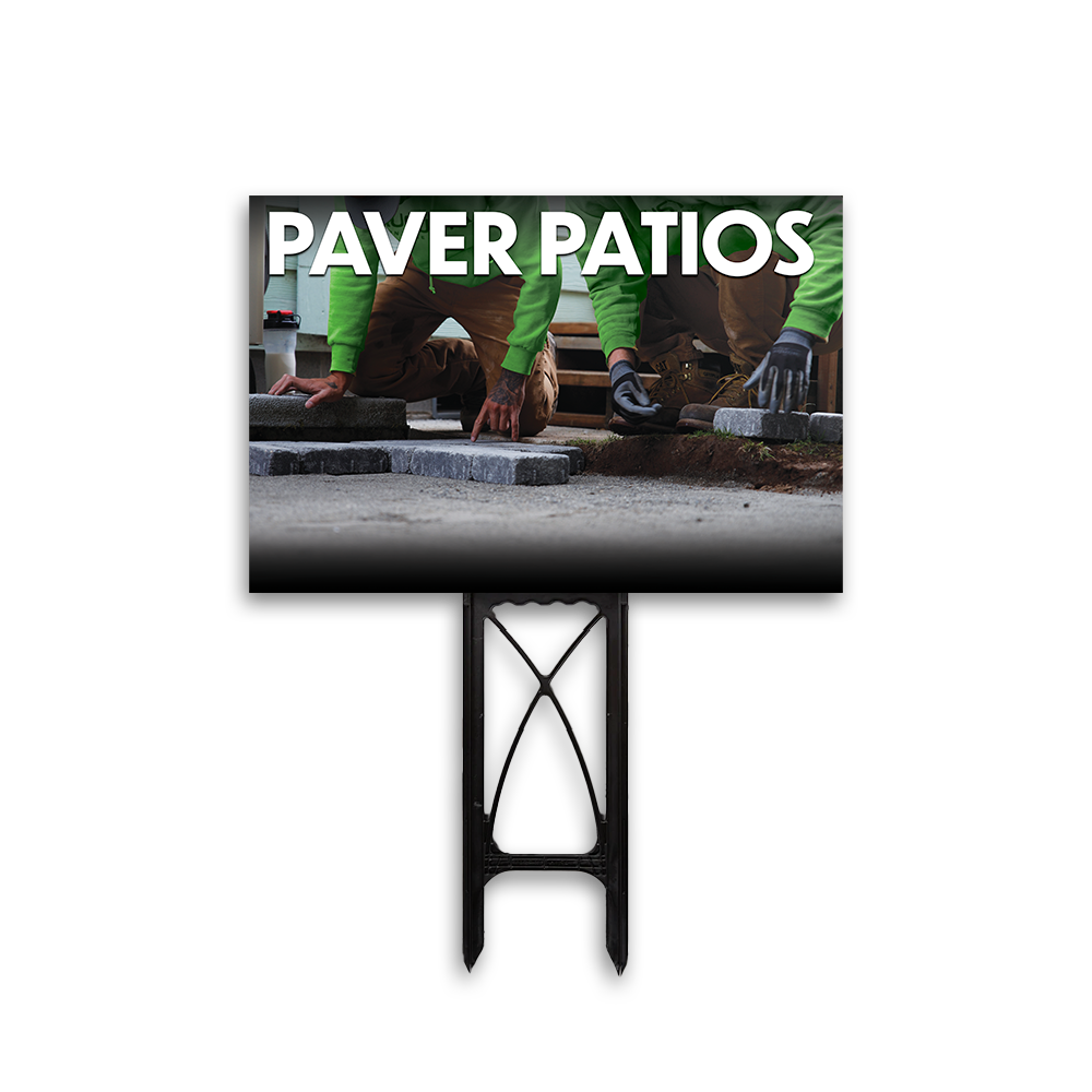 Hardscaping Services - Yard Sign Template