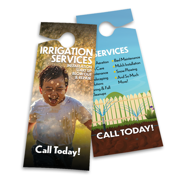 Irrigation Services - Door Hanger Template