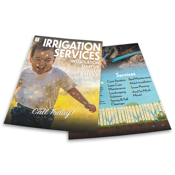 Irrigation Services - Flyer Template