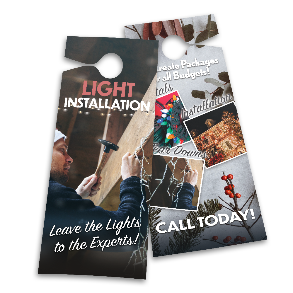 Light Installation - Door Hanger Template