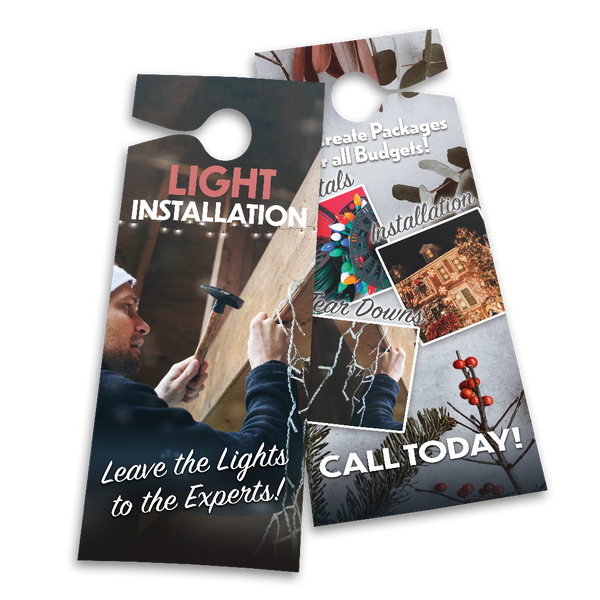 Light Installation - Door Hanger Template