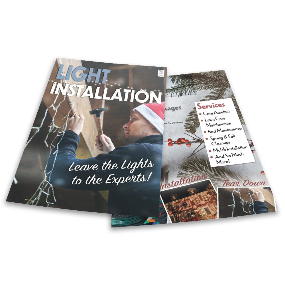 Light Installation - Flyer Template
