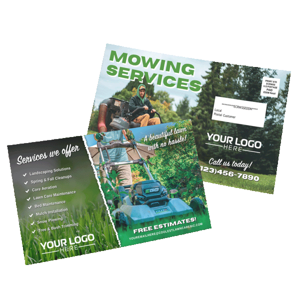 Mowing Services - Postcard Template