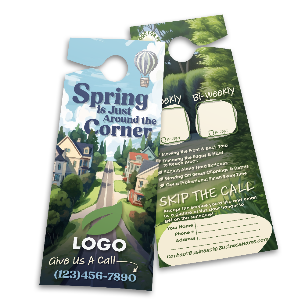 Spring Mowing Instant Quote | Canva Template
