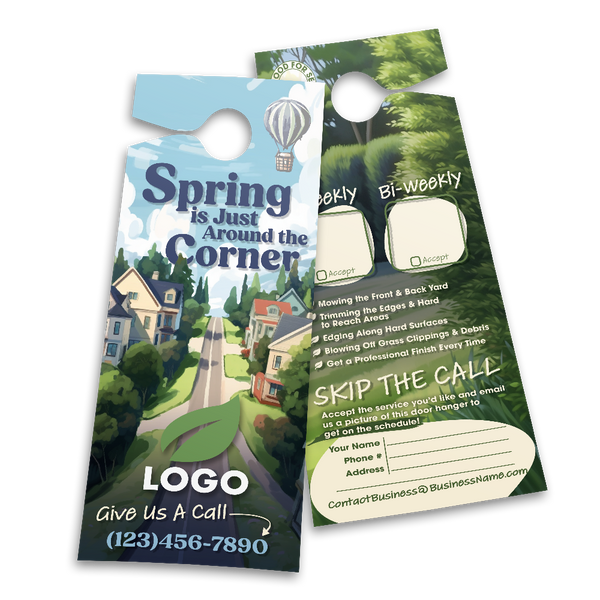 Spring Mowing Instant Quote | Canva Template