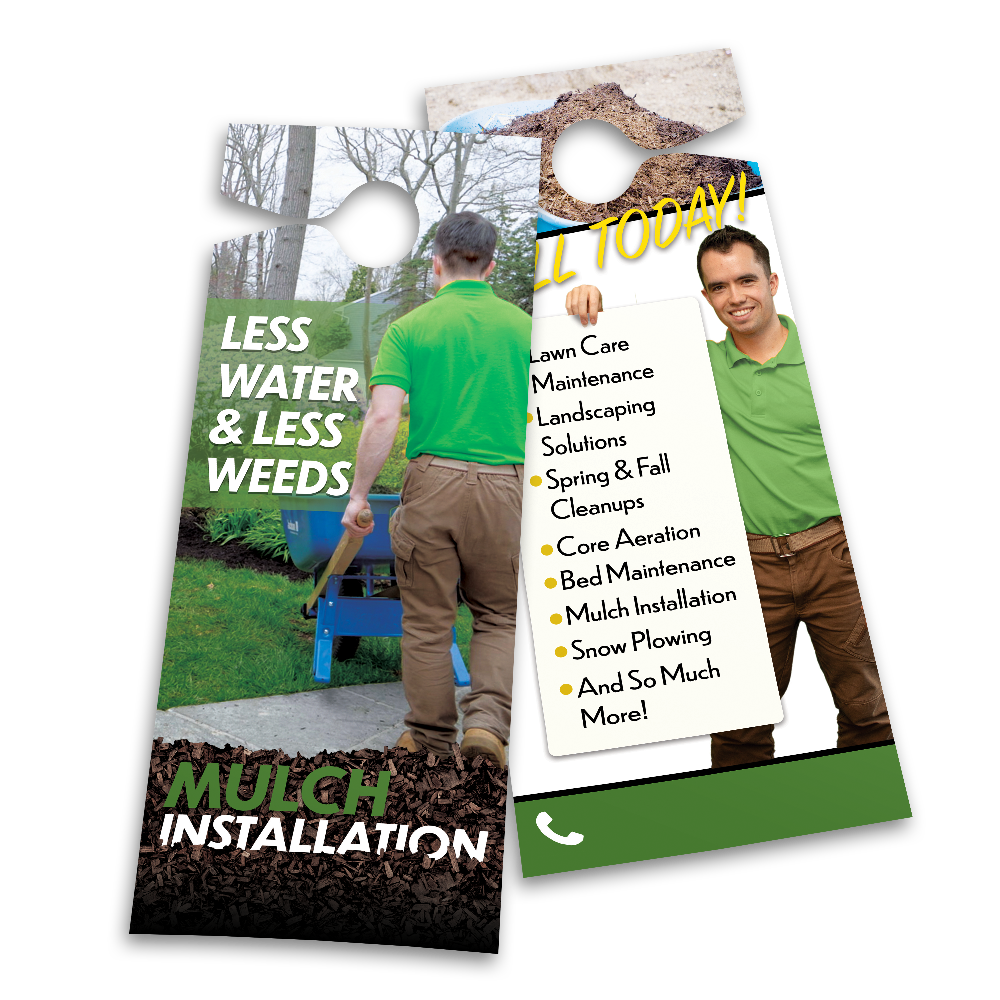 Mulch Installation - Door Hanger Template