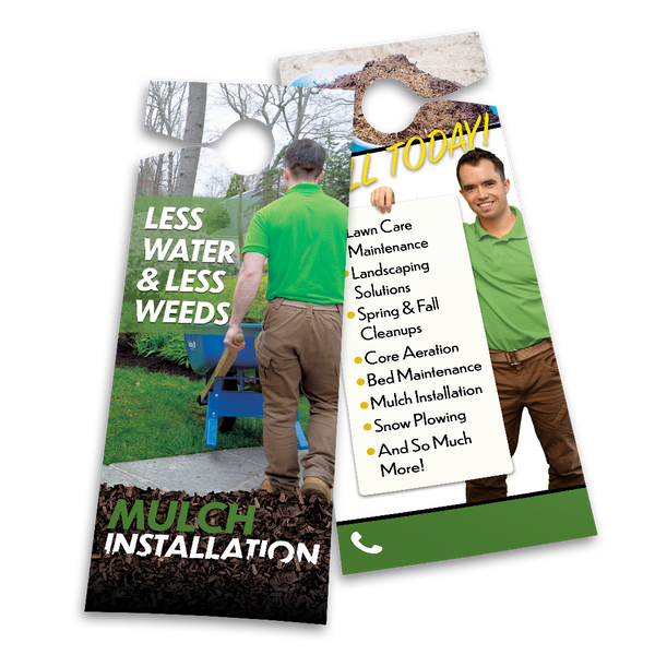 Mulch Installation - Door Hanger Template