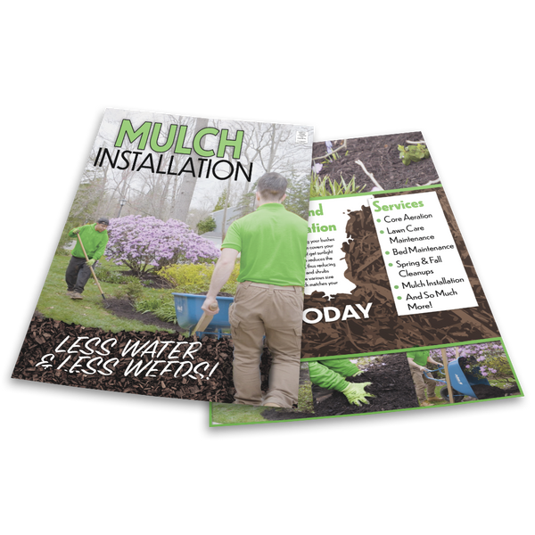Mulch Installation - Flyer Template