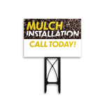 Mulch Installation - Yard Sign Template