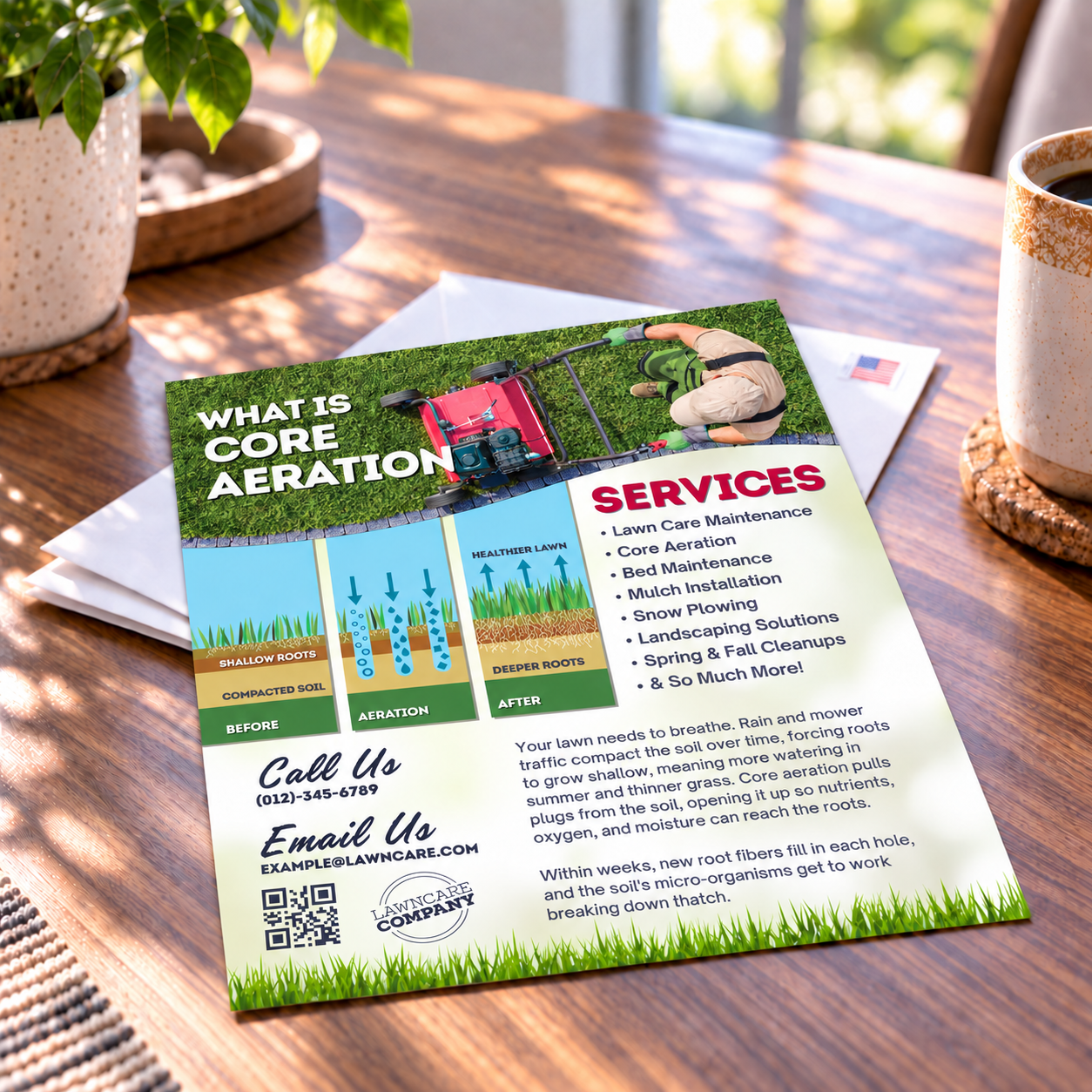 Core Aeration - Flyer Template