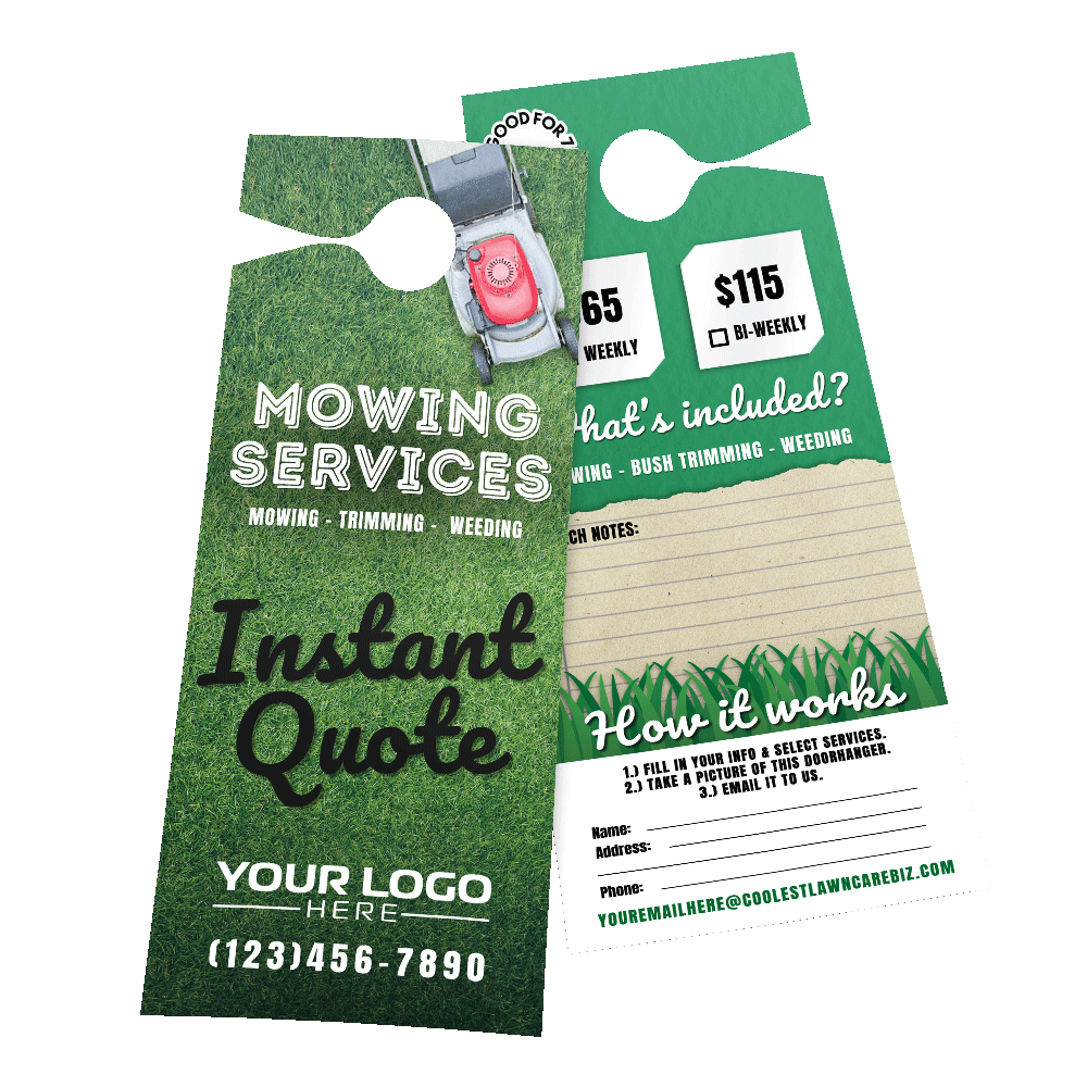 Mowing - Retro Instant Quote Template