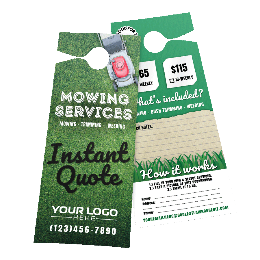 Mowing - Retro Instant Quote Template