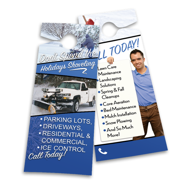 Snow Removal Services - Door Hanger Template