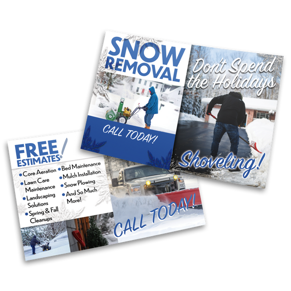 Snow Removal - Postcard Template