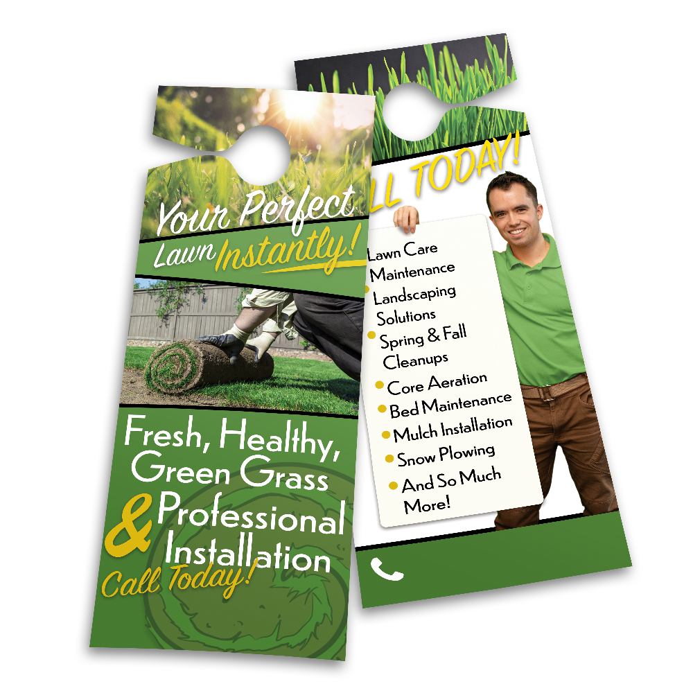 Sod Installation - Door Hanger Template