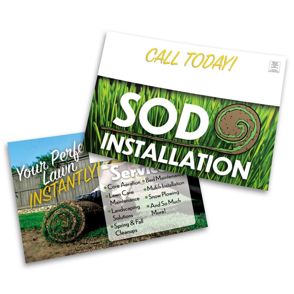 Sod Installation - Postcard Template