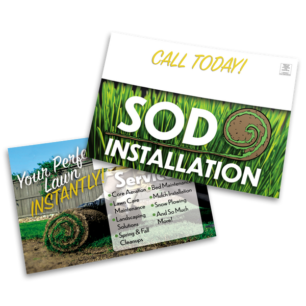 Sod Installation - Postcard Template